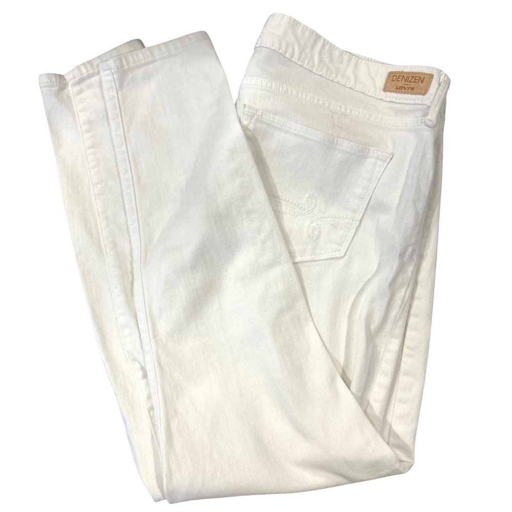Denizen Levis Low Rise Jeggings White‎ Women's Size 17 W33 Jeans